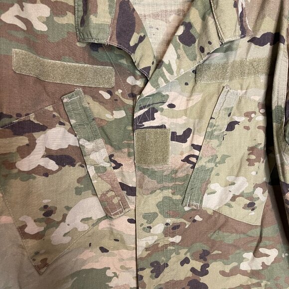 Tru Spec Women Military Army ACU OCP Scorpion Camo Full Zip Cargo Jacket M Long - Picture 6 of 13